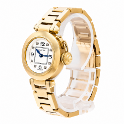 Cartier Pasha 27MM WJ124015 18K Yellow Gold Watch